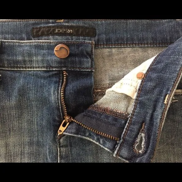 Joe’s Jeans Medium Wash Distressed Mini Skirt