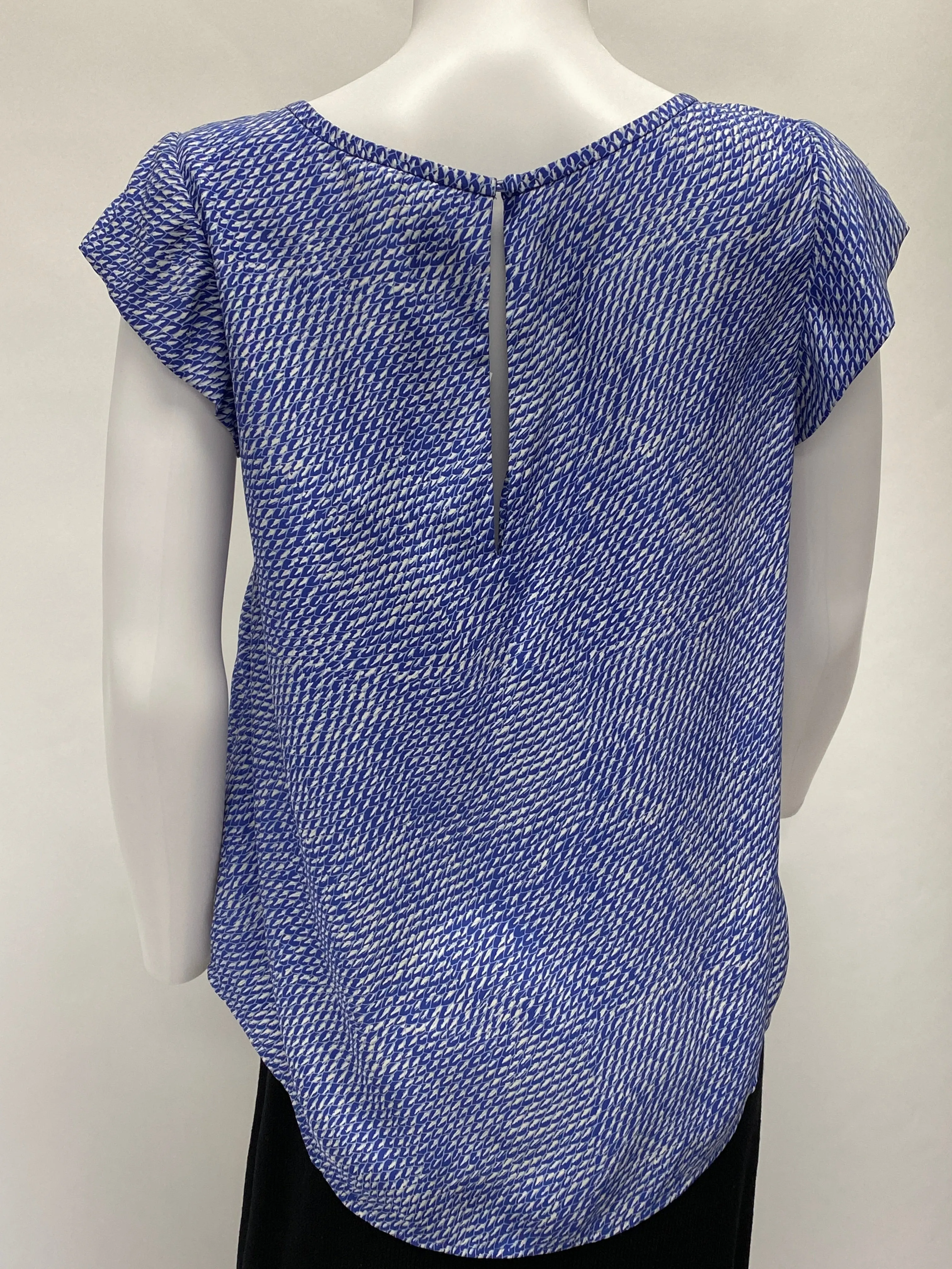 Joie Silk Blue Print T