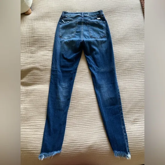 KanCan‎ Distressed High Rise Ankle Skinny Estilo Skinny Jeans