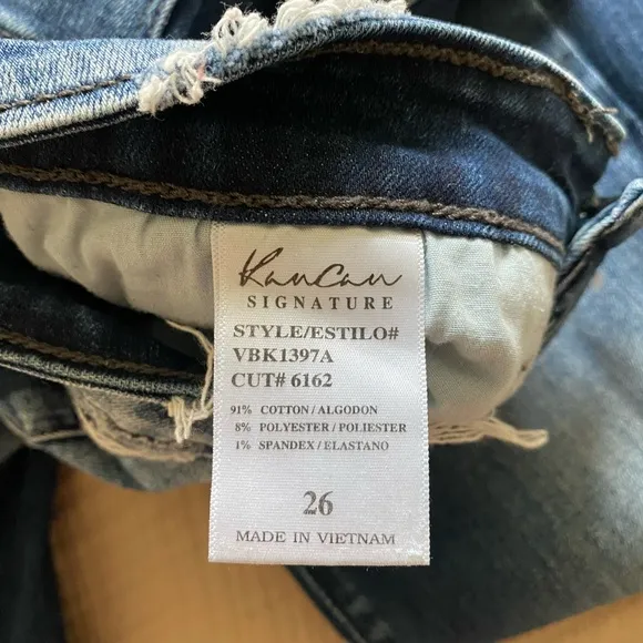 KanCan‎ Distressed High Rise Ankle Skinny Estilo Skinny Jeans