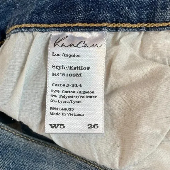 KanCan NWT Jeans • Distressed • Style KC8188M • W5/26