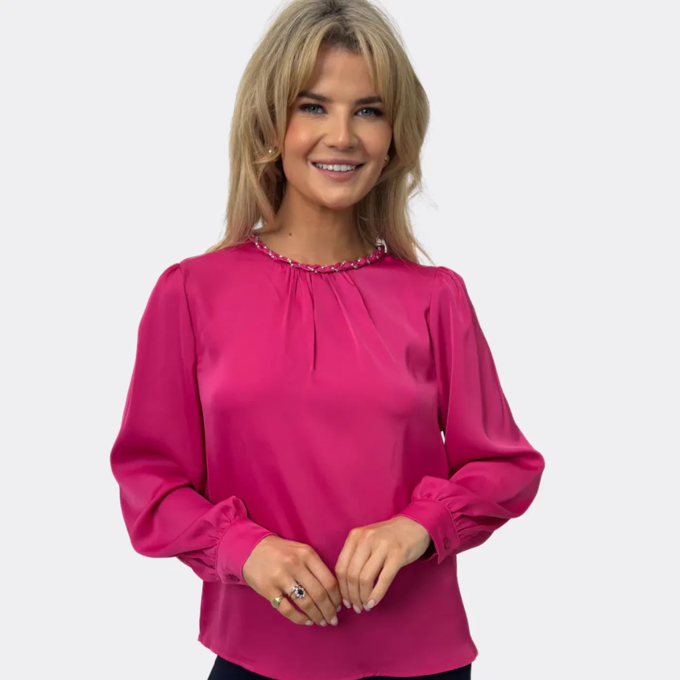 Kate & Pippa Silk Chain Tara Top