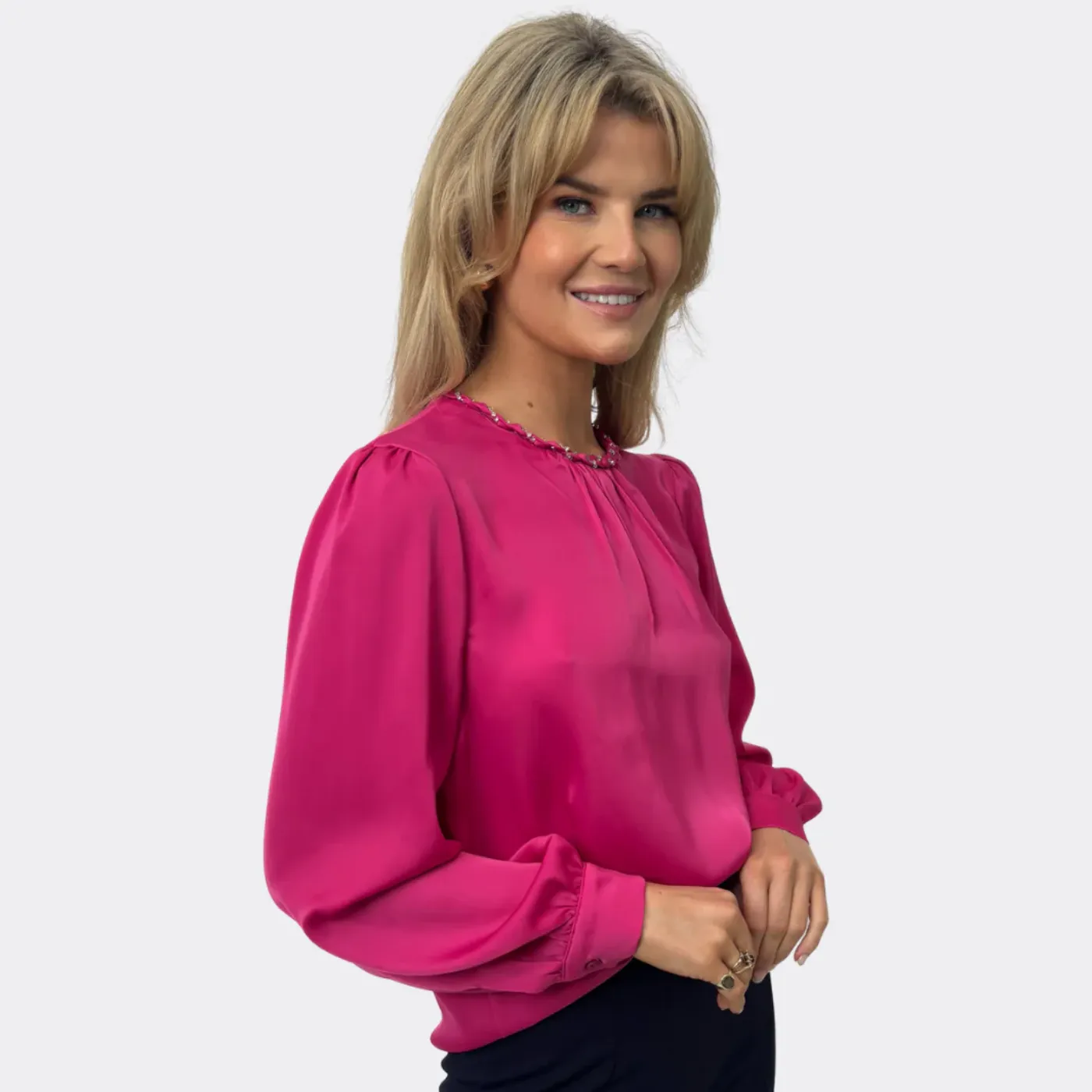 Kate & Pippa Silk Chain Tara Top