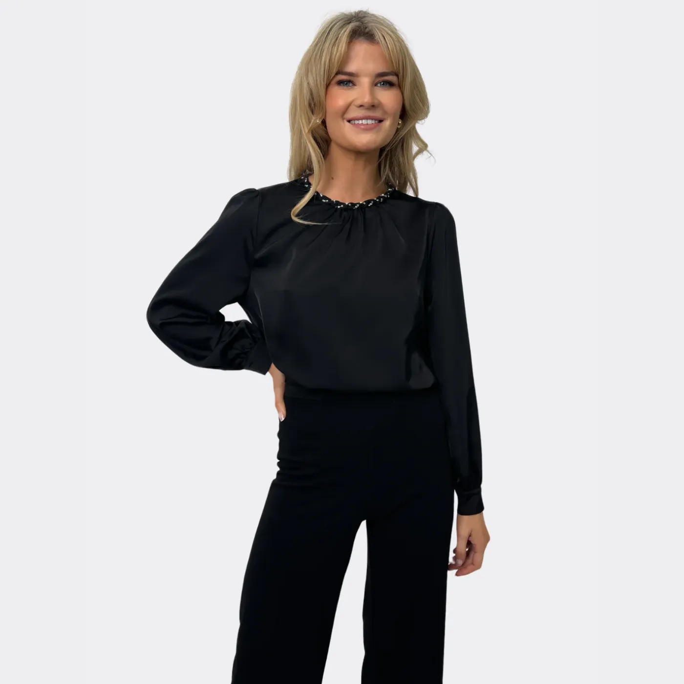 Kate & Pippa Silk Chain Tara Top