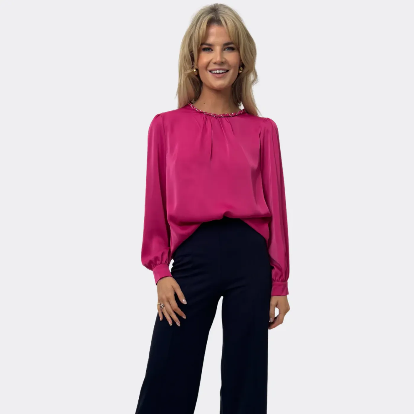 Kate & Pippa Silk Chain Tara Top
