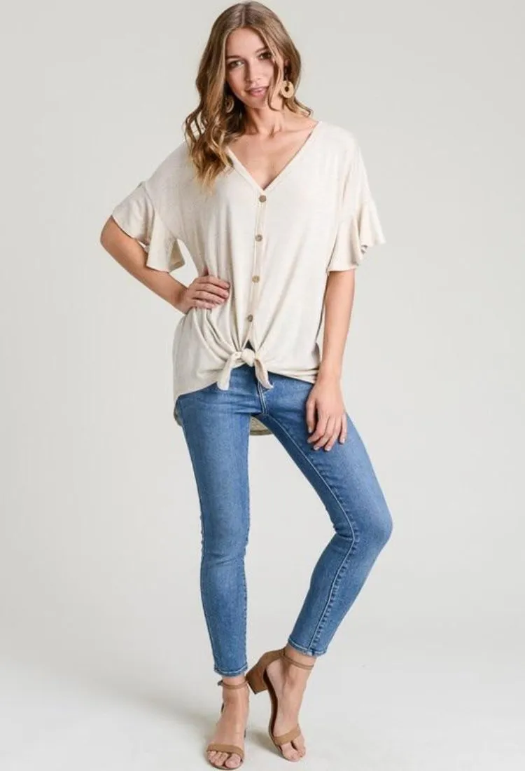 Katelyn Tie Top-Final Sale