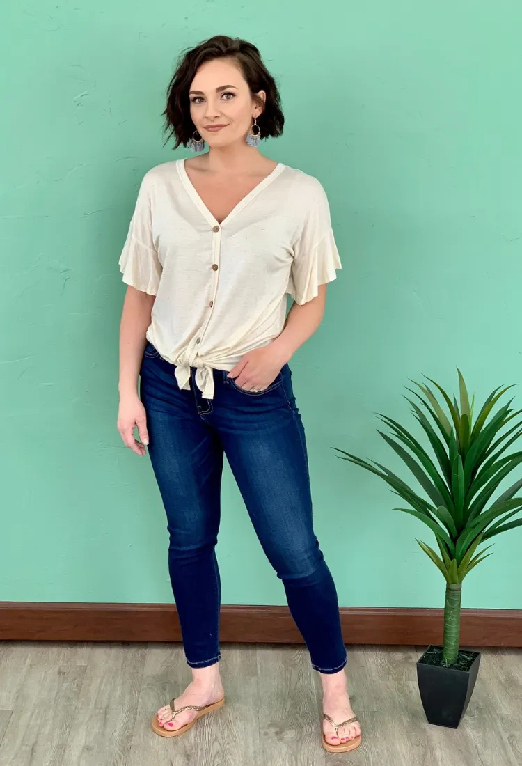 Katelyn Tie Top-Final Sale