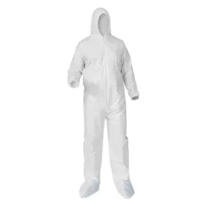Kimberly-Clark Professional KleenGuard A10 Light Duty Lab Coats, 3X-Large, Elastic Wrist, 40106