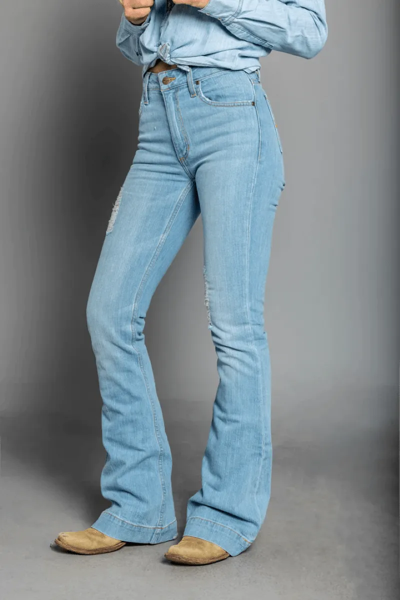 Kimes Ranch Jeans Womens Jennifer Sugar Fade High Rise