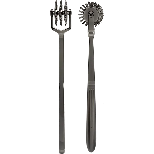 Kink Spike Pinwheel Solid Metal 3 Wheels
