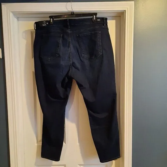 KUT From The Kloth Diana Fab Ab Skinny Jeans Size 24W High Rise Dark Wash