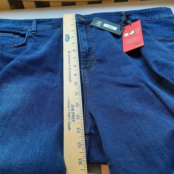 KUT From The Kloth Diana Fab Ab Skinny Jeans Size 24W High Rise Dark Wash