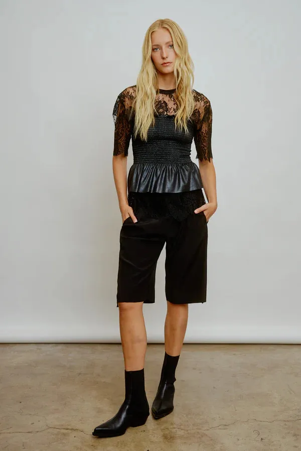 LACEY BLACK TEE