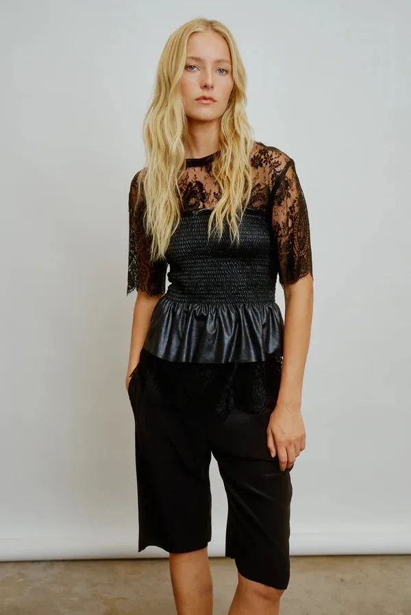 LACEY BLACK TEE