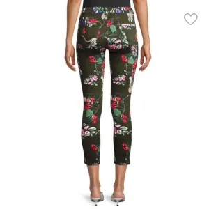L'AGENCE Margot High-Rise Skinny Floral Leopard Jeans Size 23 Stretch Novelty