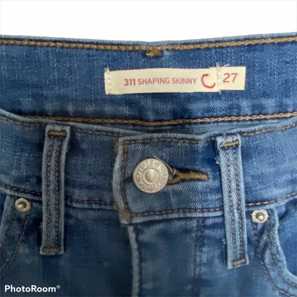 Levi's 311 Shaping Skinny Jeans w/Polka-dots RARE
