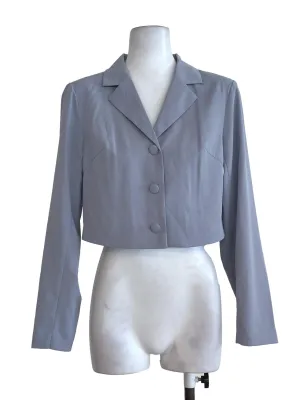 Light Grey Crop Blazer