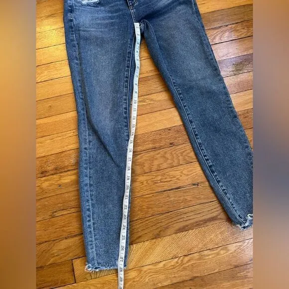 LOFT SKINNY DISTRESSED JEANS