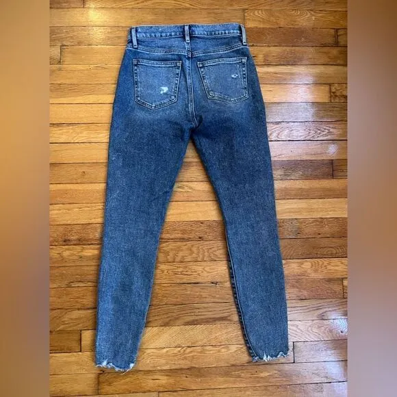 LOFT SKINNY DISTRESSED JEANS