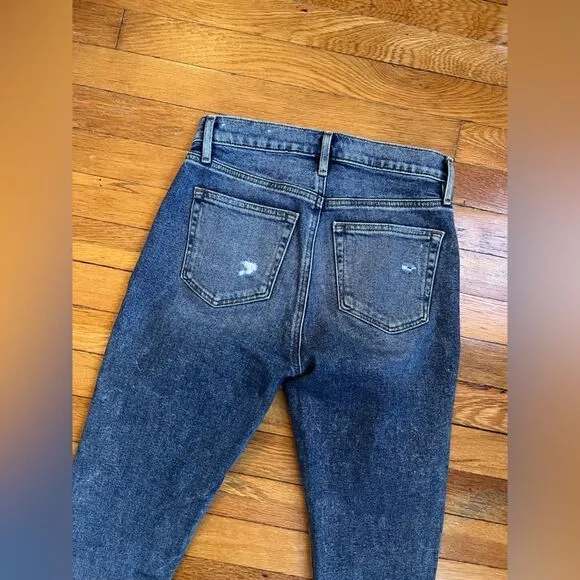 LOFT SKINNY DISTRESSED JEANS