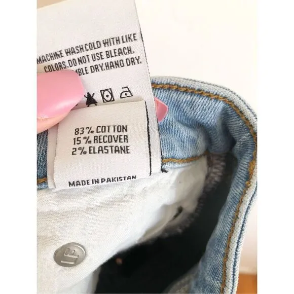 Lovers and friends Mason high rise skinny jeans in Carmelita size 24