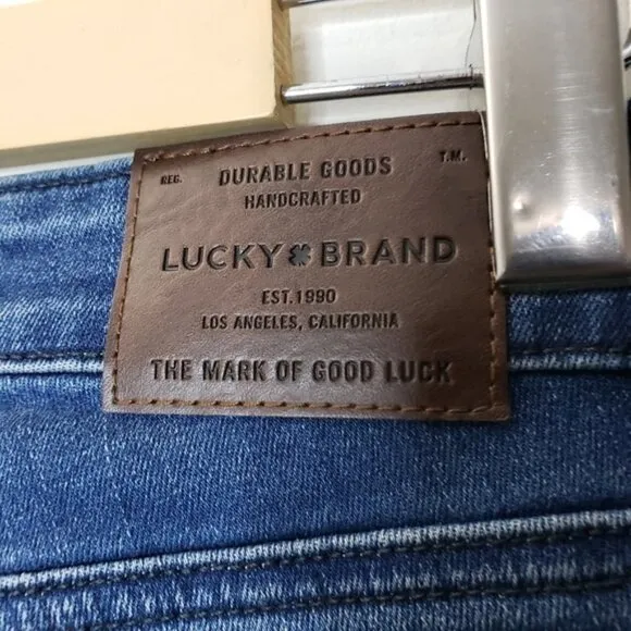 Lucky Brand Skinny Distressed Ankle Jeans Size 26