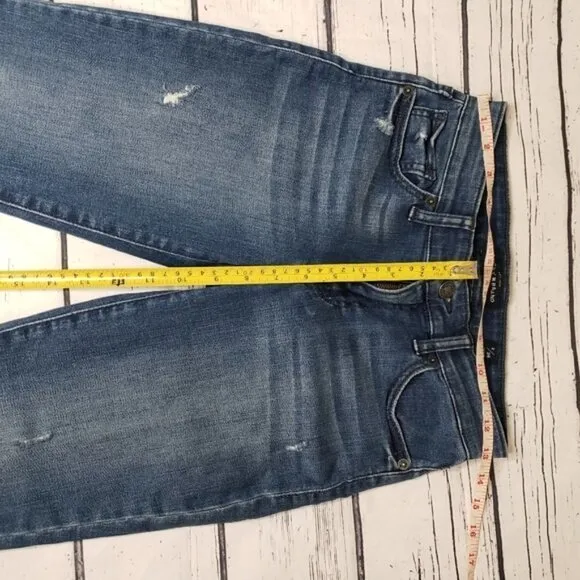 Lucky Brand Skinny Distressed Ankle Jeans Size 26