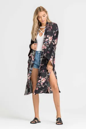 LUSH Satin Kimono