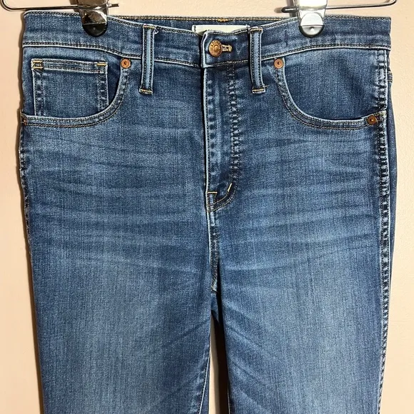 Madewell 10” high rise skinny jeans