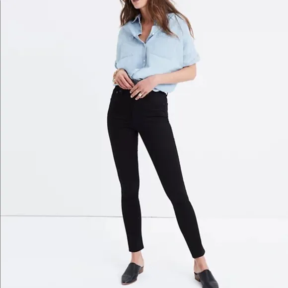 Madewell 10” high rise skinny jeans