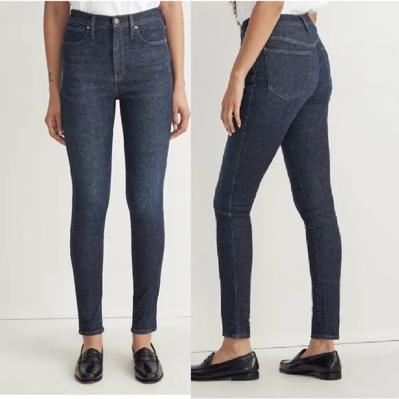 Madewell 10” high rise skinny jeans