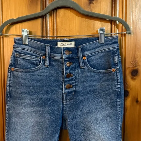 Madewell 10” high rise skinny jeans