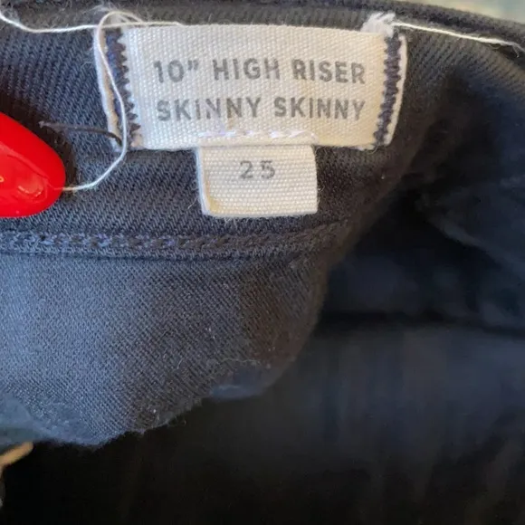 Madewell 10” high rise skinny jeans
