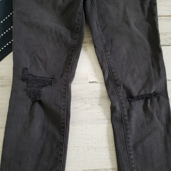 Madewell| 9&quot; Mid Rise Skinny Jeans Black Sea Size 27