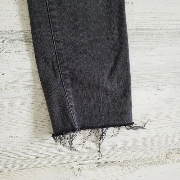 Madewell| 9&quot; Mid Rise Skinny Jeans Black Sea Size 27