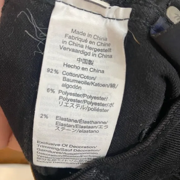 Madewell Black High Rise Skinny Jeans size 4