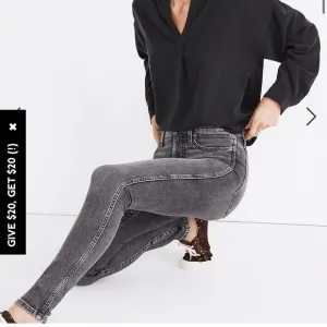 Madewell Jeans Tall 10&quot; High-Rise Skinny Jeans in Oakwood Wash