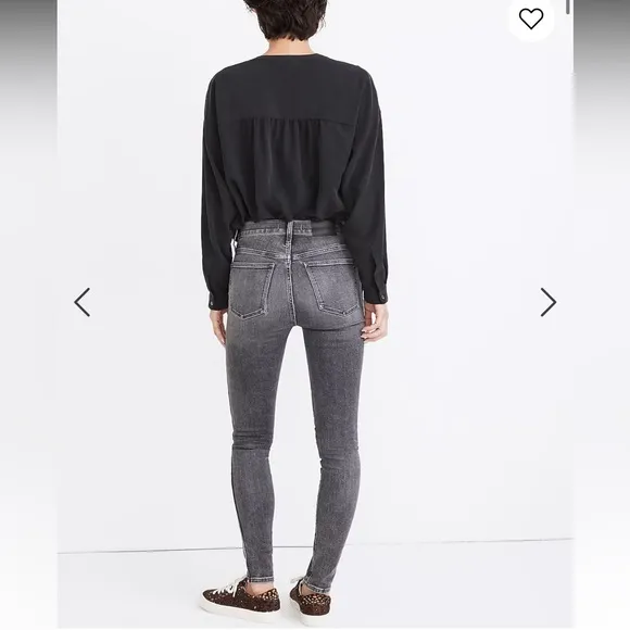Madewell Jeans Tall 10&quot; High-Rise Skinny Jeans in Oakwood Wash