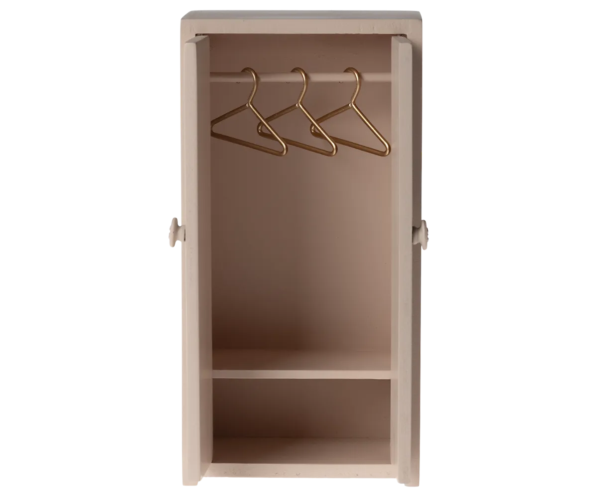 Maileg wooden closet - light rose