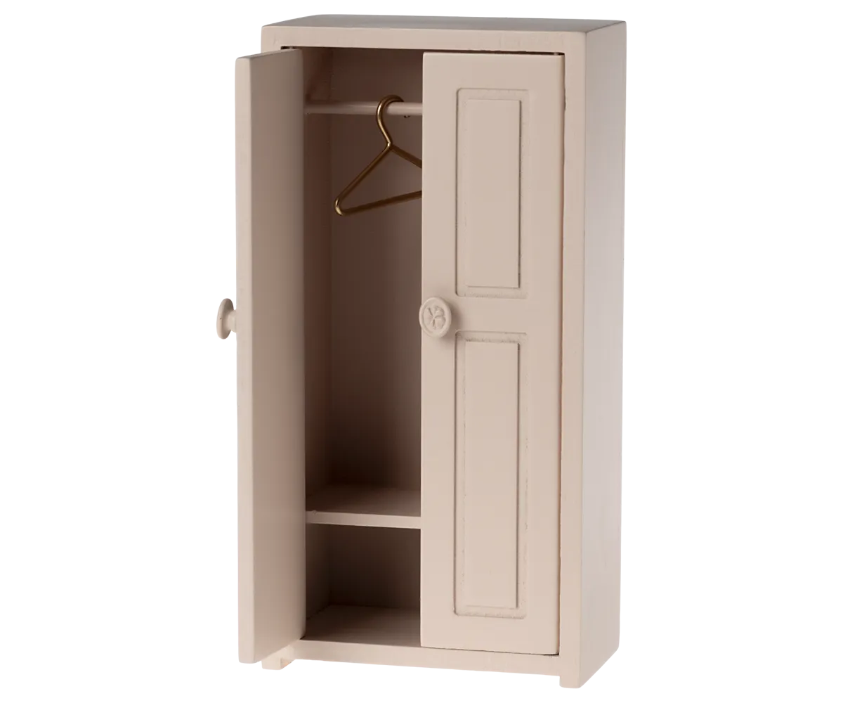 Maileg wooden closet - light rose