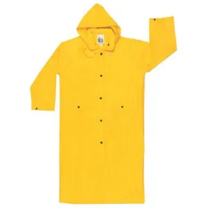MCR Safety Wizard Coat, 2X-Large, PVC/Nylon, Yellow, 300CX2
