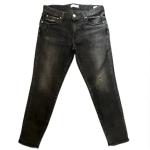 MOUSSY Vintage Black Distressed Jeans
