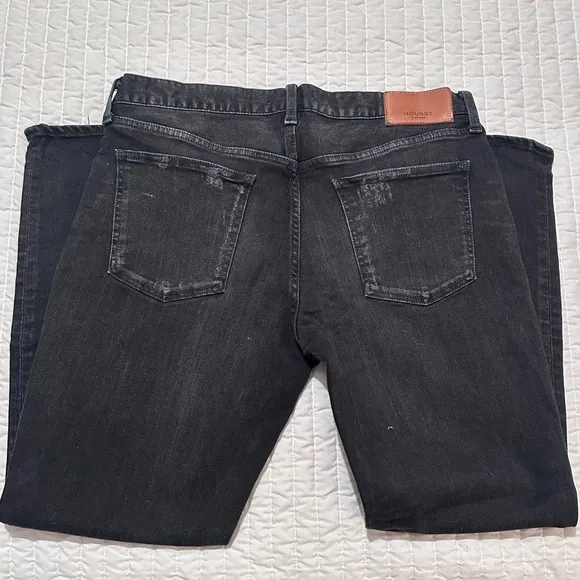 MOUSSY Vintage Black Distressed Jeans