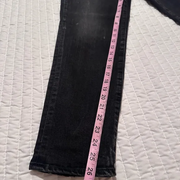 MOUSSY Vintage Black Distressed Jeans