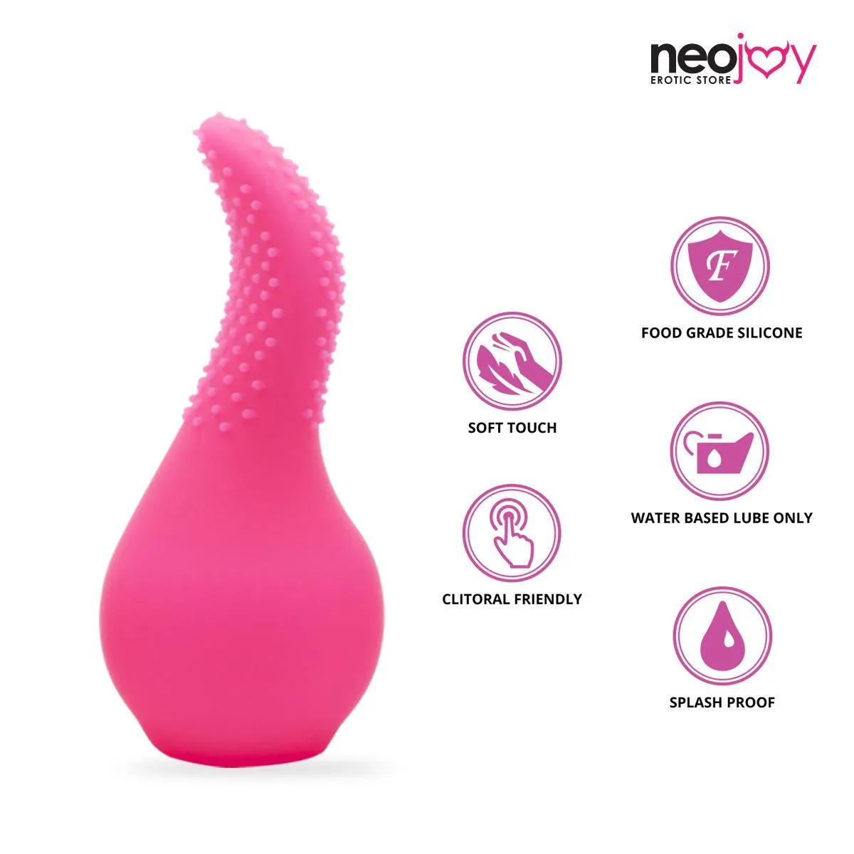 Neojoy Silicone Vibrator Sleeves - Wand Vibrator Attachments