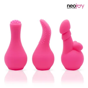 Neojoy Silicone Vibrator Sleeves - Wand Vibrator Attachments