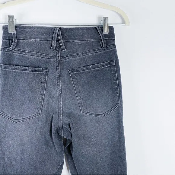 NEW Good American - Good Legs Black Distressed Skinny Jeans