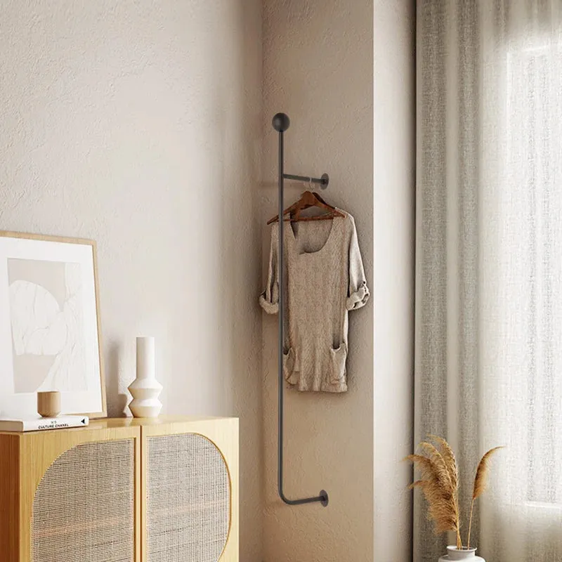 NEW Retails $130 Aigan 0.6'' Metal Wall Mounted Clothes Rack