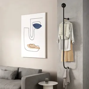 NEW Retails $130 Aigan 0.6'' Metal Wall Mounted Clothes Rack