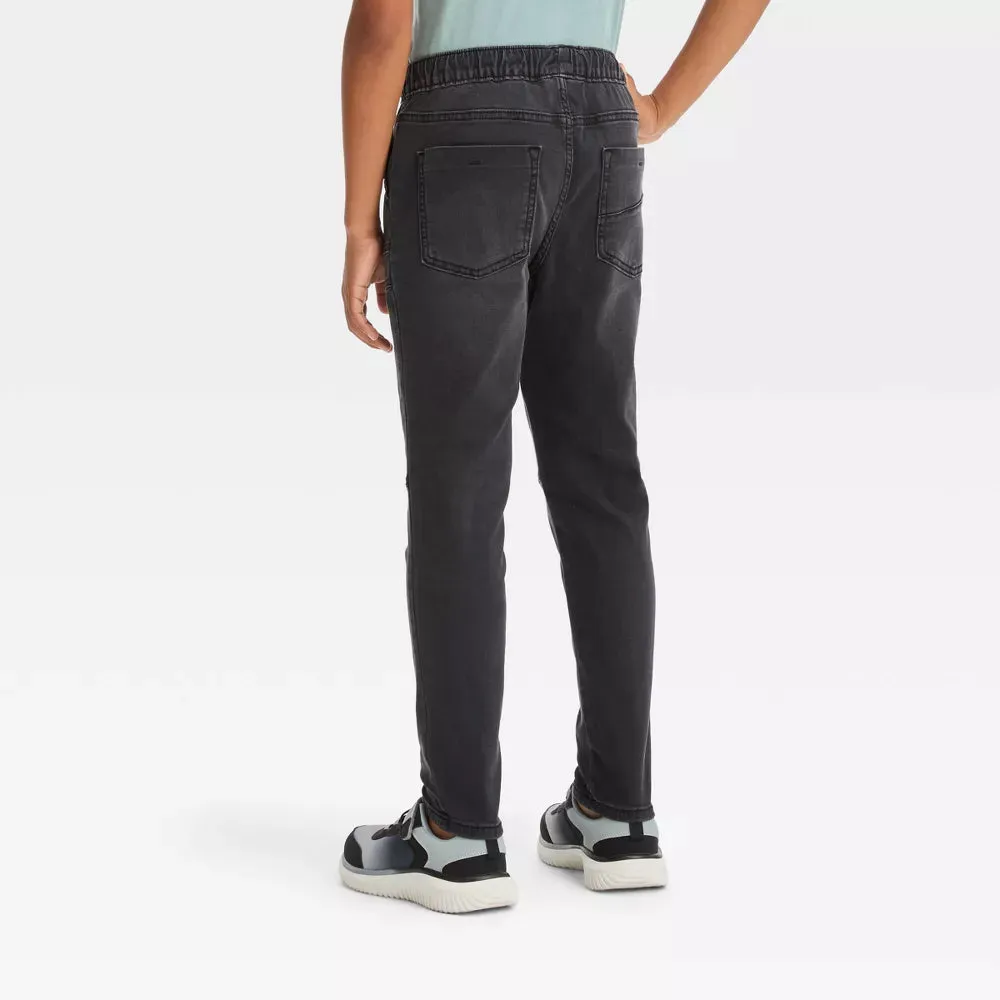 New with tags! Boys' Super Skinny Pull-On Jeans - art class Black Fade Sz 16 Husky